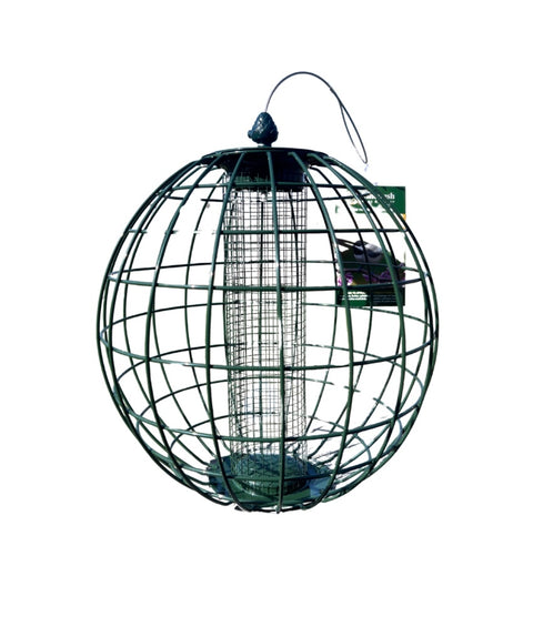 New - Round Squirrel Resistant Cage - Mesh Bird Feeder