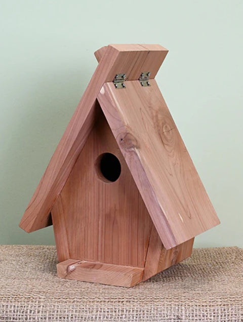 Nesting Box - Chalet Style - Birdhouse - Solid Red Cedar