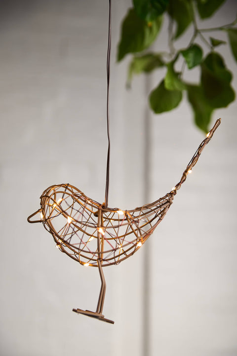 Robin Hanging LED Bird Light