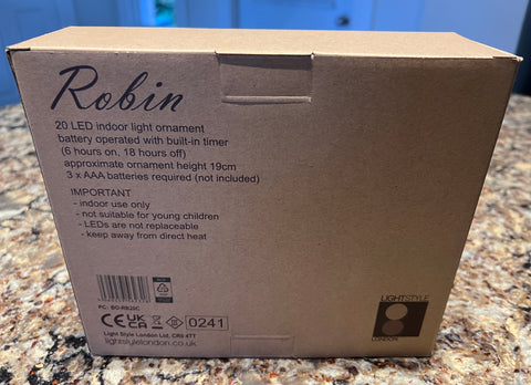 Robin LED Bird Light - Copper