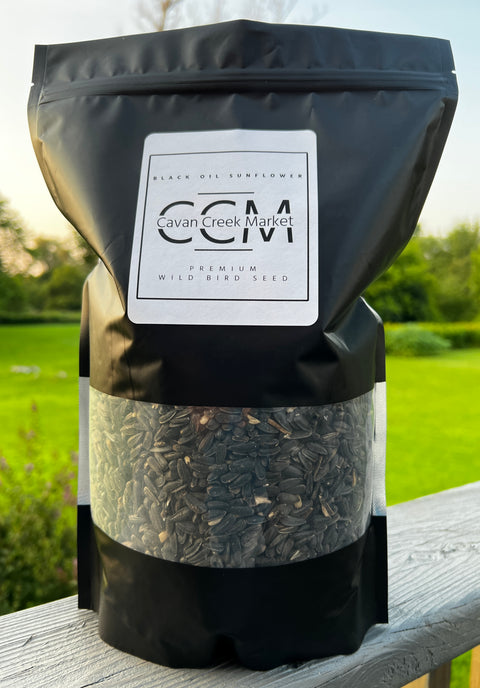 🇨🇦 Canadian Grown - Black Oil Sunflower - Cavan Creek Market - Premium Wild Bird Seed 2.5lb