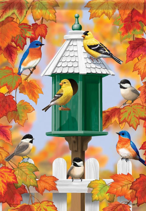 Meet & Greet - Fall Garden Flag