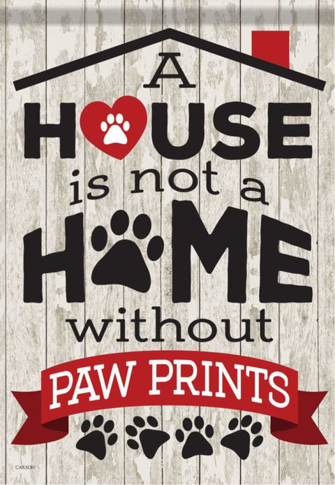 Paw Prints - Garden Flag