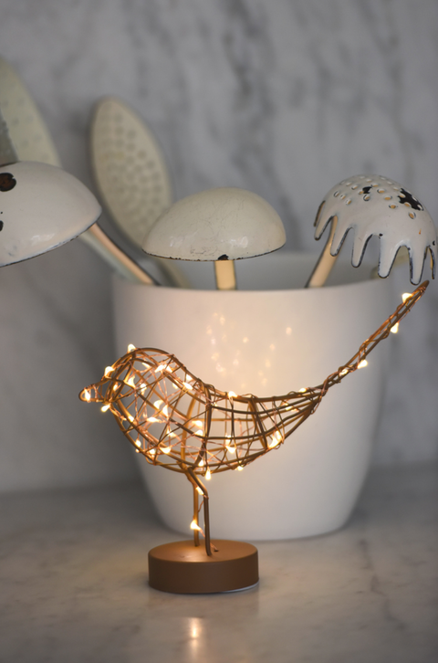Robin LED Bird Light - Copper