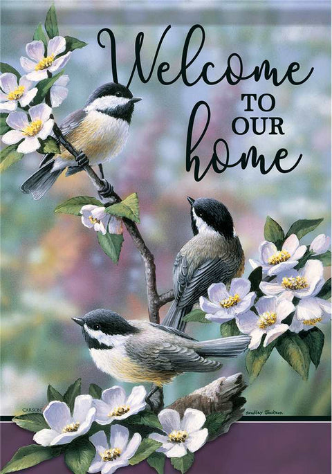 Apple Blossom Time Garden Flag