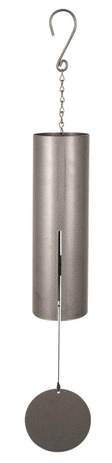 Wind Chime - Signature Series - Large 36" Cylinder Bell - Pewter Fleck