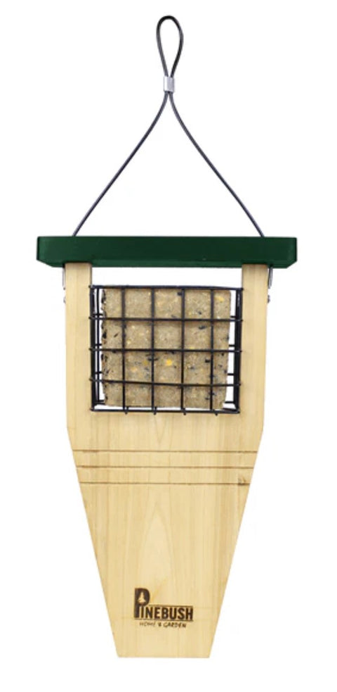 Tail Prop Suet Cake Bird Feeder