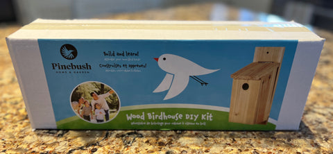 Nesting Box - 1 Hole - Wood Birdhouse - Build Your Own - DIY Kit