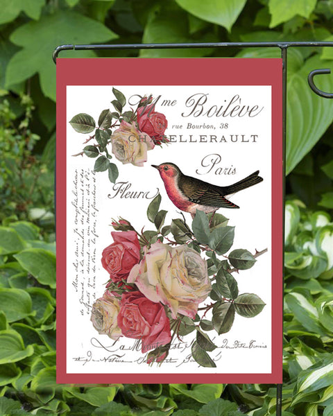 Boiler Robin Garden Flag