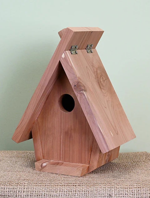New - Chalet Style - Nesting Box - Birdhouse - Solid Red Cedar