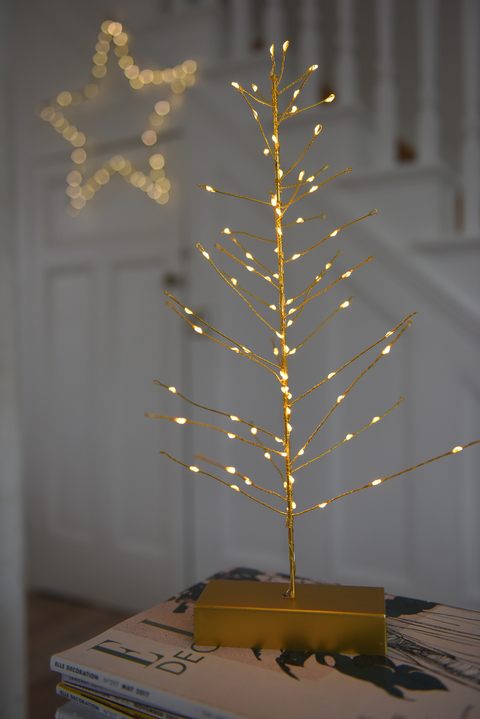 NEW - Festive LED Tree Light - Gold