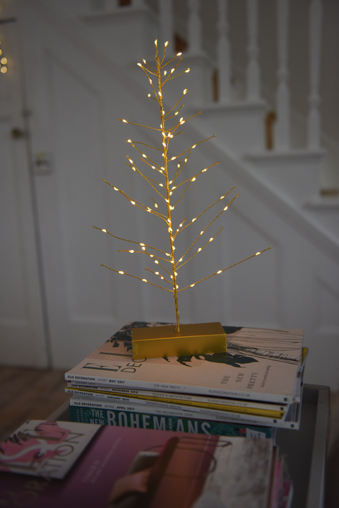 NEW - Festive LED Tree Light - Gold