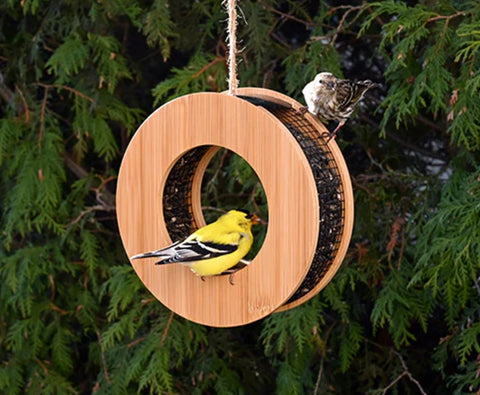 Bamboo Bird Feeders