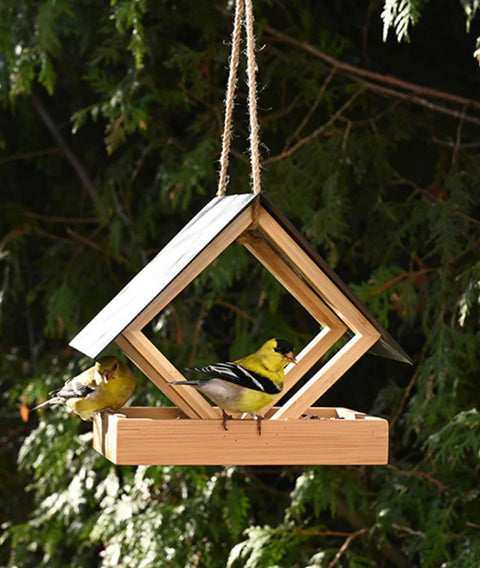 Bamboo Bird Feeder