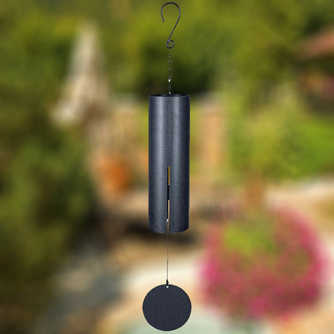 New - Wind Chime - Signature Series - Large 36" Cylinder Bell - Midnight Blue Fleck