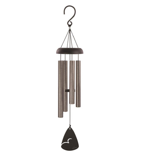 New - Wind Chime - Signature Series - 21" Small - Pewter Fleck