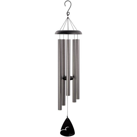 New - Wind Chime - Signature Series - 44" Large - Pewter Fleck
