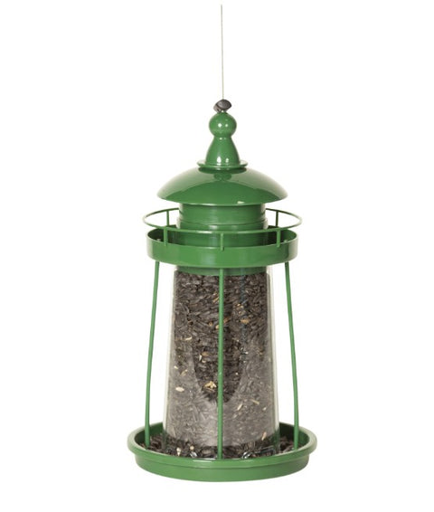 NEW - Lighthouse Bird Feeder - Green