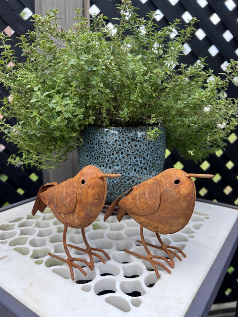 NEW - Rusty Metal Bird