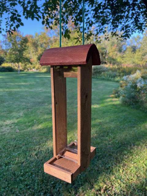 🇨🇦 NEW - Canadian Made - Wood Bird Feeder - The Silo