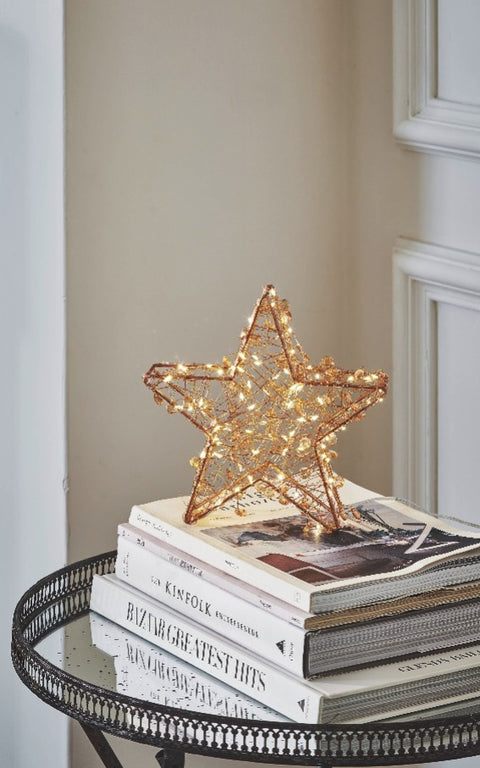 NEW - LED Galaxy Star Light 8" Copper