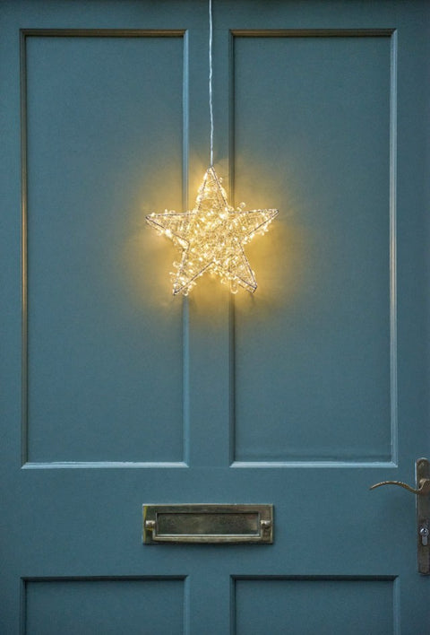 NEW - LED Galaxy Star Light 8" Silver