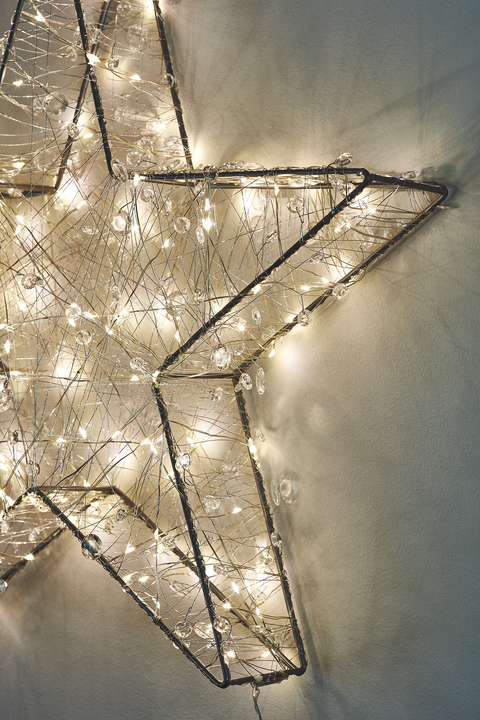 NEW - LED Galaxy Star Light 8" Silver