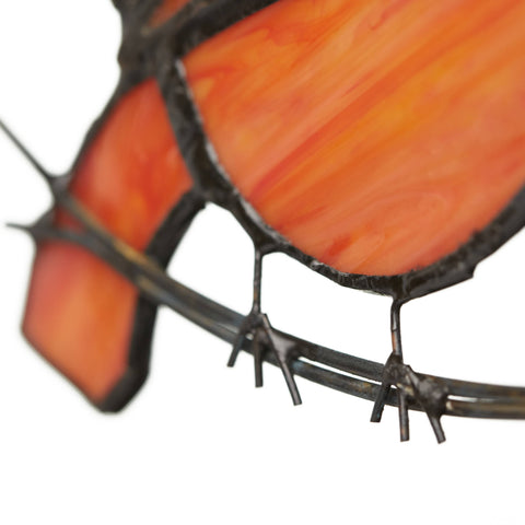 NEW - Stained Glass Window Panel Set - Bird Quartet 4.5"H