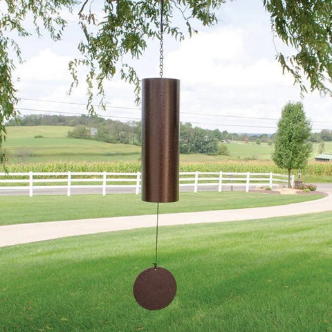 Wind Chime - Signature Series - Large 36" Cylinder Bell - Bronze Fleck